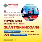 Thông báo tuyển sinh trình độ Tiến sĩ đợt 1 năm 2025