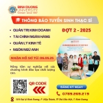 [THÔNG BÁO TUYỂN SINH] CHƯƠNG TRÌNH SAU ĐẠI HỌC – THẠC SĨ ĐỢT 2 NĂM 2025