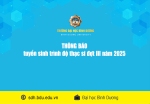 Thông báo tuyển sinh trình độ thạc sĩ đợt III năm 2025