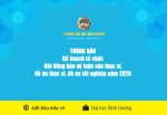 Hội đồng bảo vệ luận văn thạc sĩ, đồ án thạc sĩ, đề án tốt nghiệp năm 2026