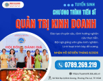 TUYỂN SINH TIẾN SĨ NGÀNH QUẢN TRỊ KINH DOANH, ĐỢT 2/2026